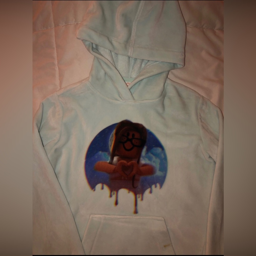 Roblox sublimated polyester sweatshirt girls sz M (7-8)